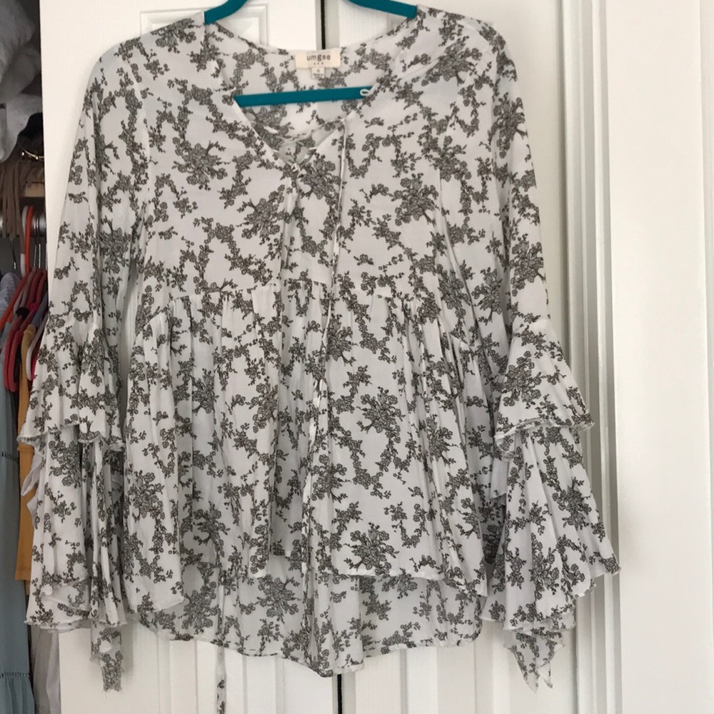 Floral top size s